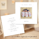Search for triplet birth announcement cards Modern