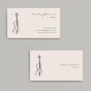Search for stringed instruments business cards Modern