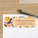 Search for stylish pattern return address labels Abstract