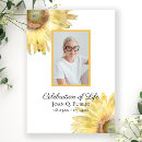 Search for sunflower celebration of life invitations Elegant