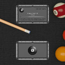 Search for pool table business cards Professional