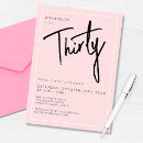 Search for 30th birthday invitations Thirtieth