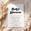 Search for stylish baby shower invitations Gender neutral