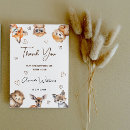 Search for bunny thank you cards Forest animals