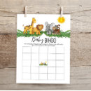 Search for bingo baby shower invitations Safari