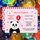 Search for red panda invitations Modern