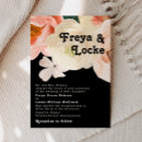 Search for traditional floral wedding invitations For her