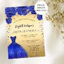 Search for royal quinceanera invitations Gold