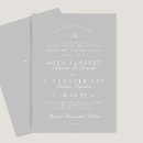 Search for modern suite wedding invitations For her