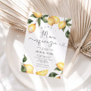 Search for lemon baby shower invitations Elegant