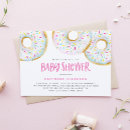 Search for doughnut baby sprinkle invitations Pastel