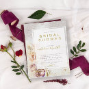 Search for floral bridal invitations Script