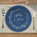 Search for navy wedding plates Blue