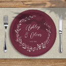 Search for rustic wedding plates Floral