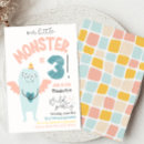 Search for monster invitations Cute little monster party