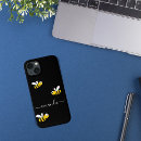 Search for honeybee iphone cases Black