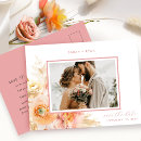 Search for pink and orange wedding save the dates Coral