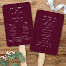 Search for burgundy wedding programs Typography