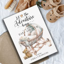 Search for let the adventure begin baby boy shower invitations Rustic