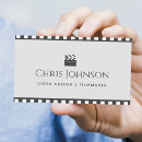 Search for video editor business cards Professional
