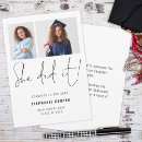 Search for she did it graduation announcement cards Class of 2022