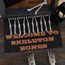 Search for funny halloween doormats Black