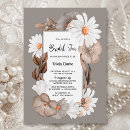 Search for autumn bridal tea party invitations Rustic