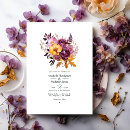 Search for wine and gold wedding invitations Floral