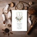 Search for dream catcher wedding invitations Bohemian