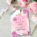 Search for tropical 1st birthday invitations Pink
