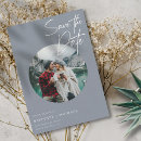 Search for dusty blue save the dates Modern