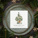 Search for christmas tree napkins Botanical