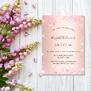 Search for glamorous sweet 16 invitations Rose gold