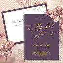 Search for mauve invitations Elegant