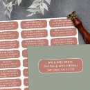 Search for air mail wedding stickers Minimal printed address