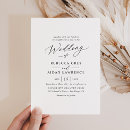Search for modern chic wedding invitations Calligraphy script