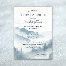 Search for pine tree bridal shower invitations Winter