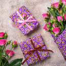 Search for gold and purple wrapping paper Girly