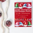 Search for christmas open house postcards Red and white