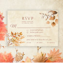 Search for fall wedding rsvp cards Typography