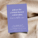 Search for purple bridal shower invitations Simple
