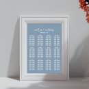 Search for dusty blue wedding seating charts Typography