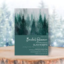 Search for pine tree bridal shower invitations Forest