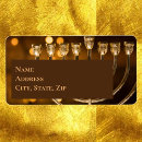 Search for light yellow return address labels Menorah