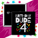 Search for 4 year old birthday badges 4th