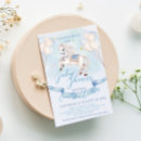 Search for pony baby shower invitations Blue