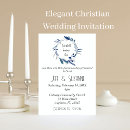 Search for religious christian wedding invitations Blue