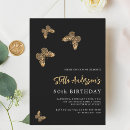 Search for gold butterfly invitations Simple