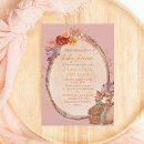 Search for rustic woodland baby shower invitations Boho