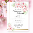 Search for champagne breakfast invitations Elegant
